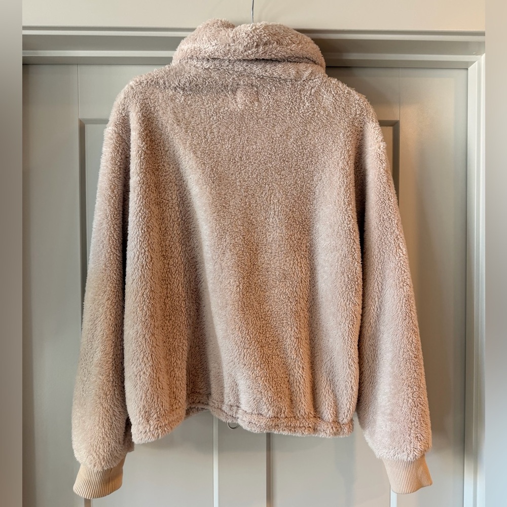 Billabong Cream Teddy Jacket - Picture 3 of 4